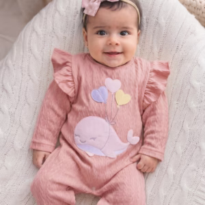 Set Pijama Para Niña 3 Piezas Ballena Martinas