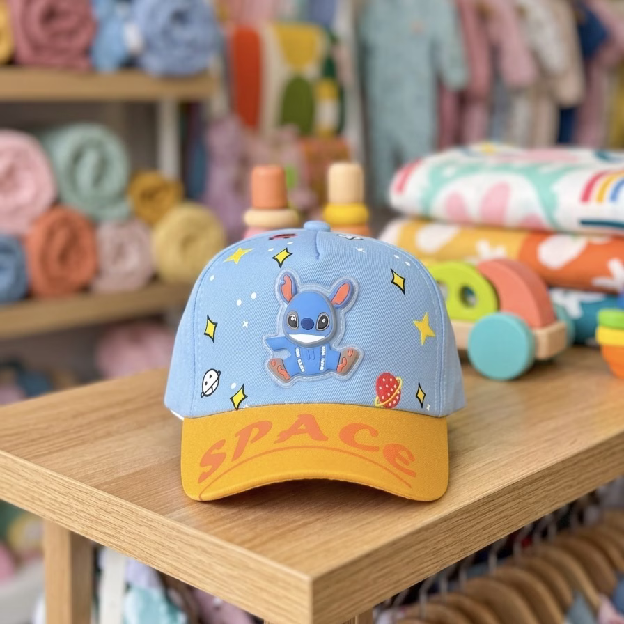 Gorra Space Monster Azul Amarillo