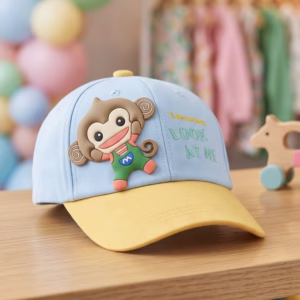Gorra Monkey Look At Me Azul Amarilla